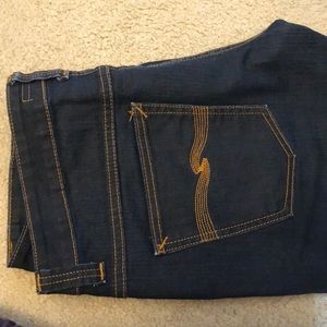 Men’s dark blue jeans